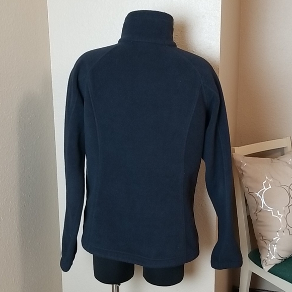 Columbia Womens Black Fleece Zip Front Jacket - Picture 4 of 8